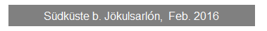 Textfeld: S�dk�ste b. J�kulsarl�n,&nbsp; Feb. 2016
