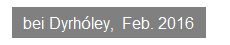 Textfeld: bei Dyrh�ley,&nbsp; Feb. 2016
