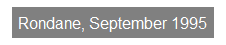 Textfeld: Rondane, September 1995
