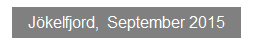 Textfeld: J�kelfjord,  September 2015
